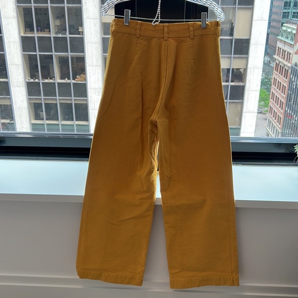Jesse Kamm Mustard Wide-Leg Pants - Picture 2 of 6